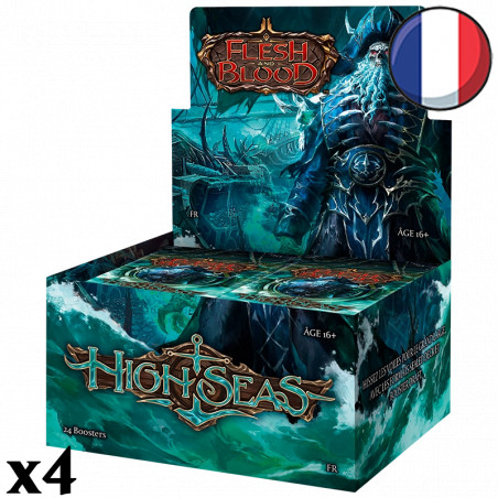 Carton de 4 Boites de 24 boosters High Seas - Flesh and Blood FR