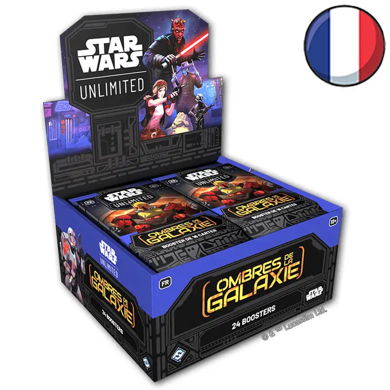 Boite de 24 booster Ombres de la Galaxie - Star Wars Unlimited FR