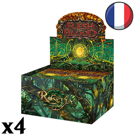 Carton de 4 Boites de 24 boosters Rosetta - Flesh and Blood FR