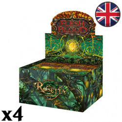 Carton de 4 Boites de 24 boosters Rosetta - Flesh and Blood EN