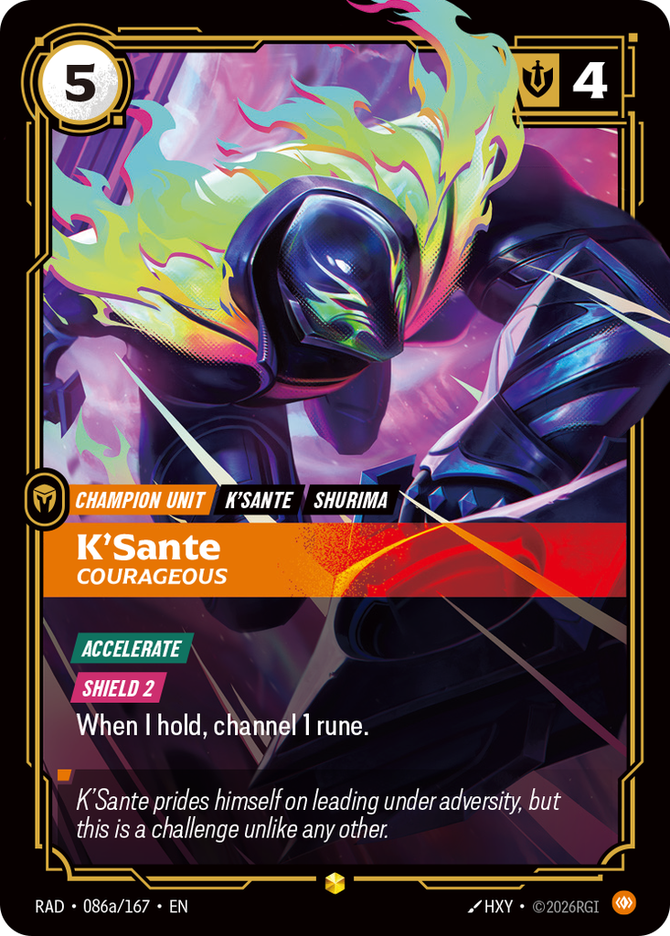 K'Sante, Courageous (FR)