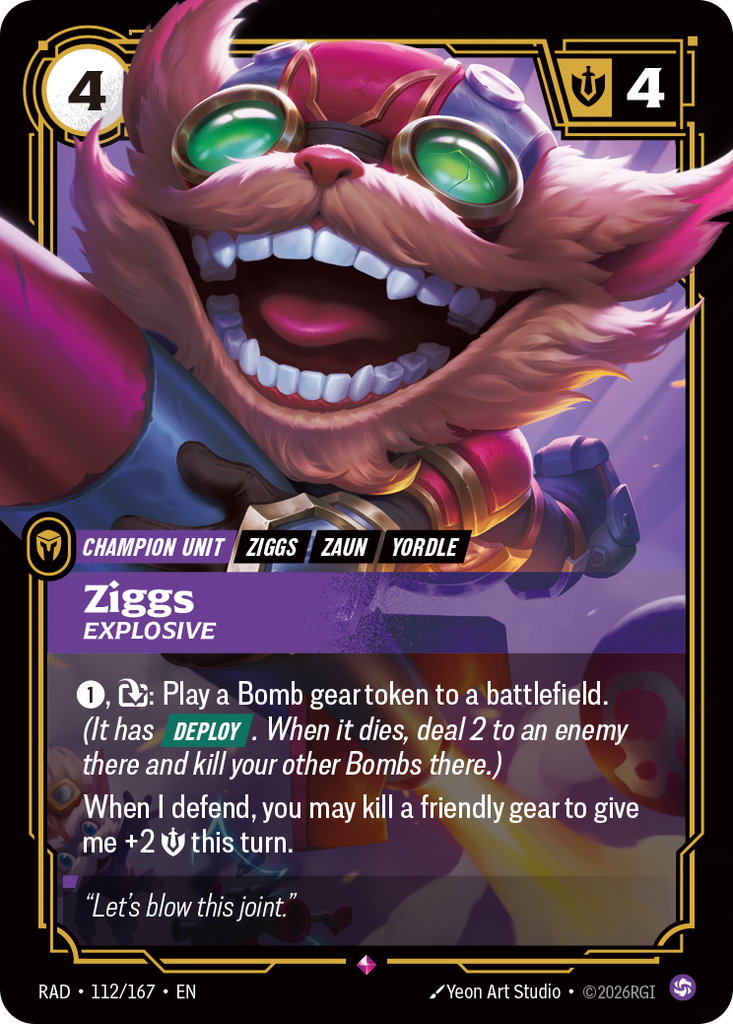 Ziggs, Explosive (EN)