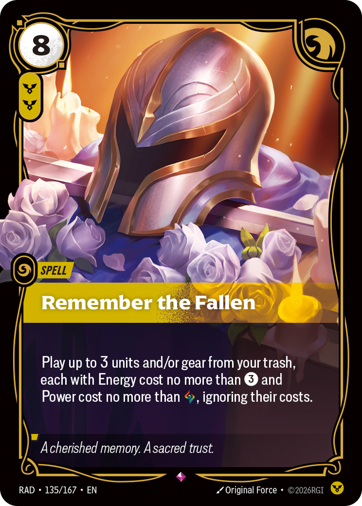 Remember the Fallen (EN)