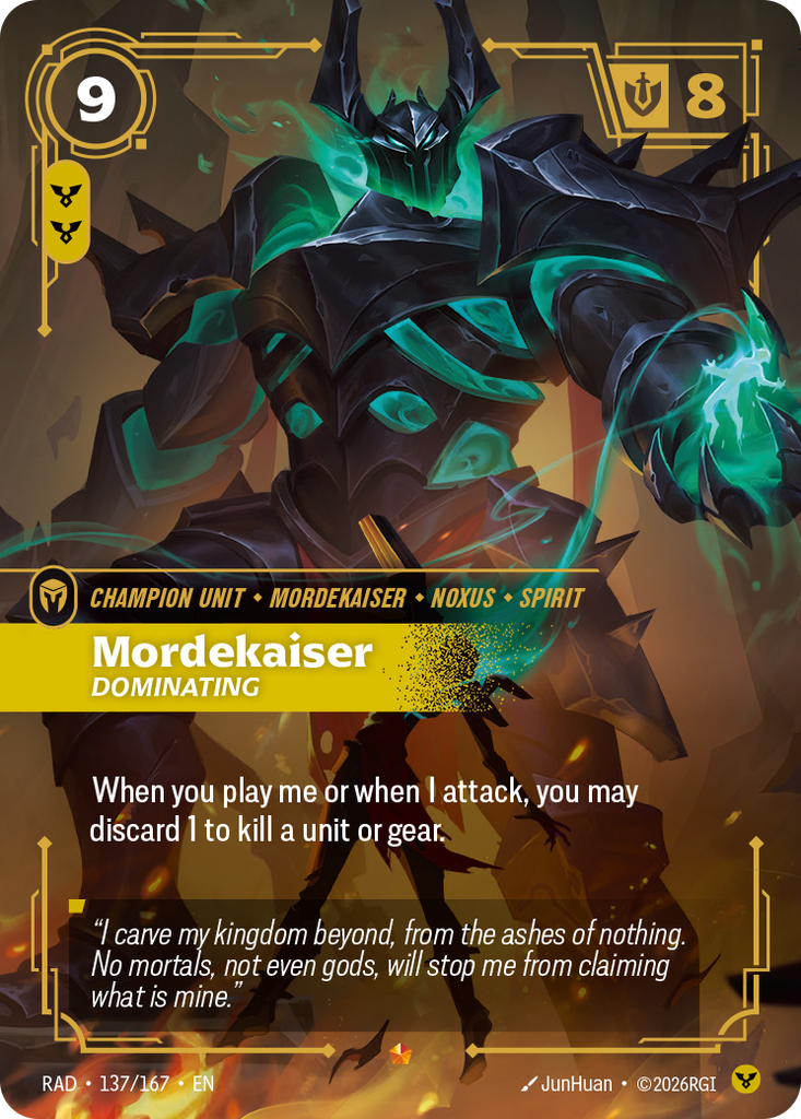 Mordekaiser, Dominating (FR)