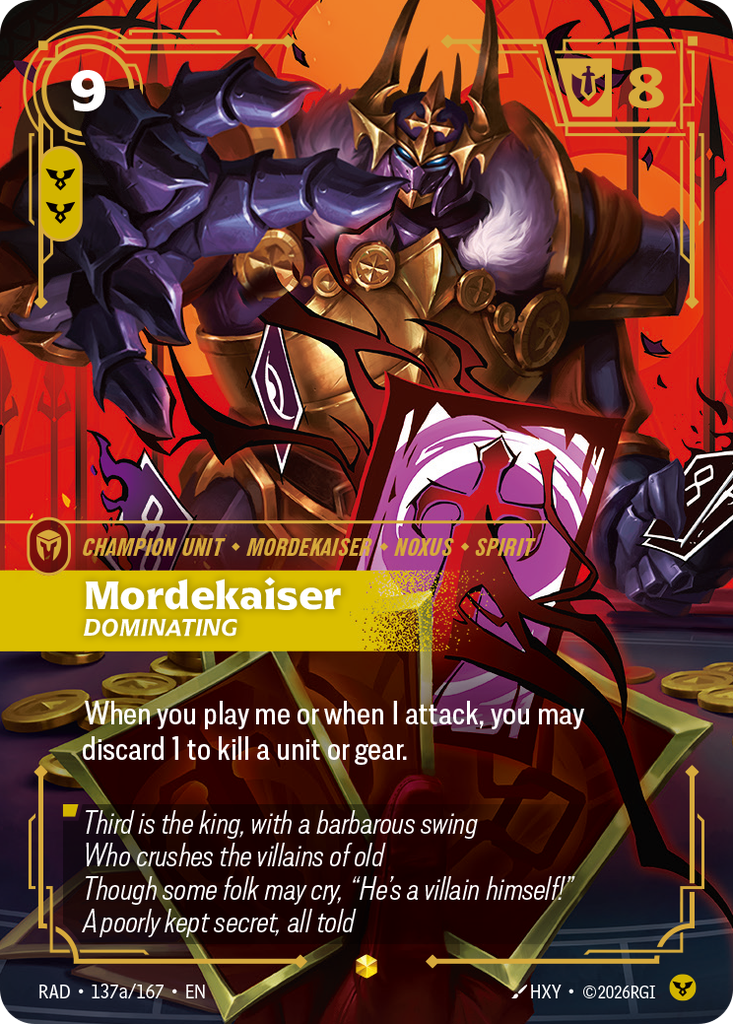 Mordekaiser, Dominating (EN)