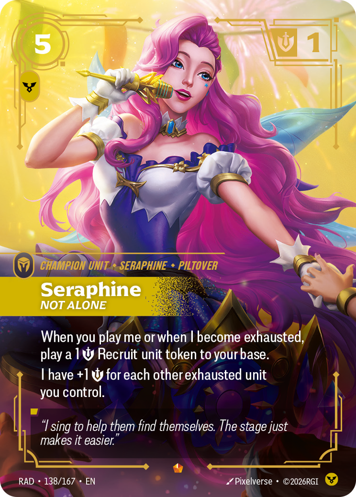 Seraphine, Not Alone (EN)