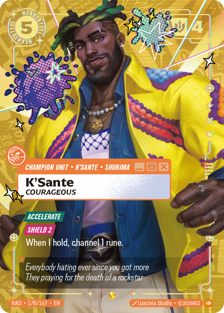 K'Sante, Courageous (FR)